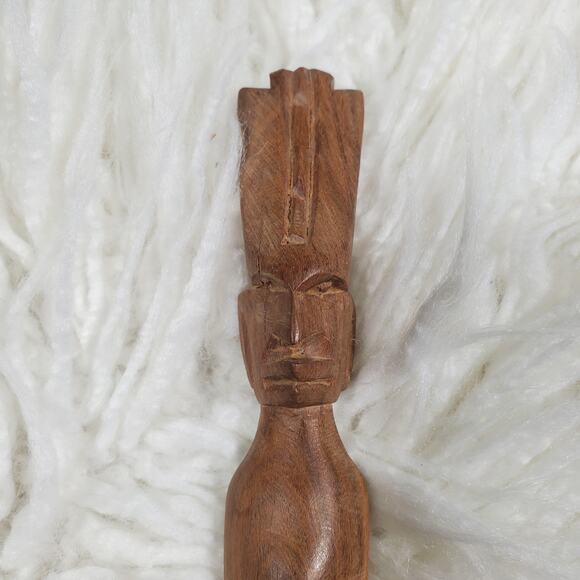 Hand-carved Wooden Tribal Fork - Picture 7 of 8